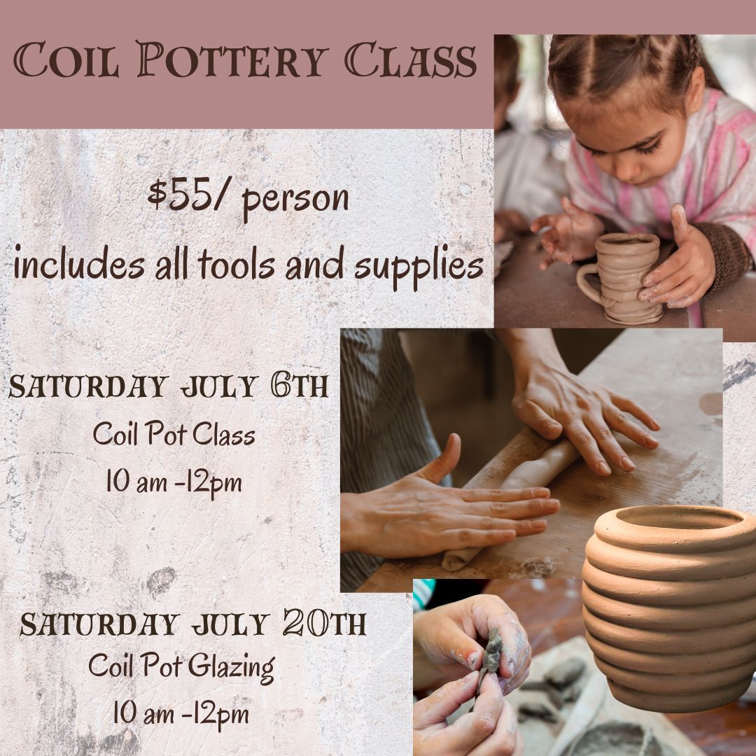 Coil Pot Clay Class (2 Parts)