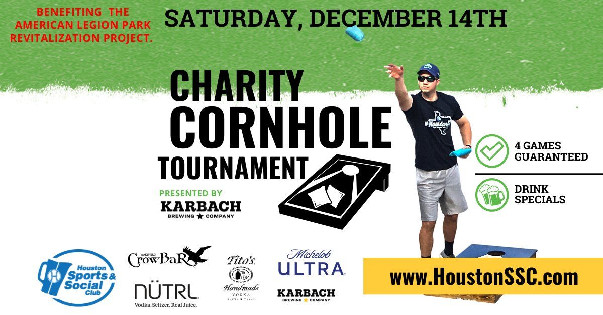 Charity Cornhole Tournament Presented by Karbach Brewing Co.