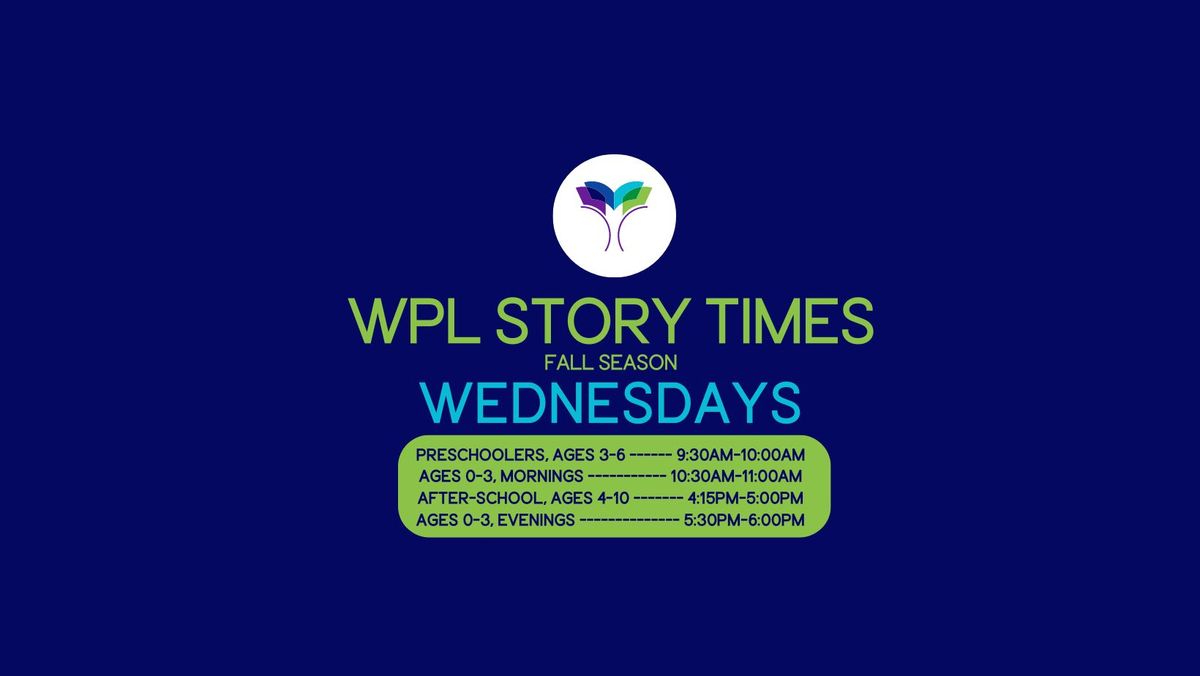 Story Times at WPL