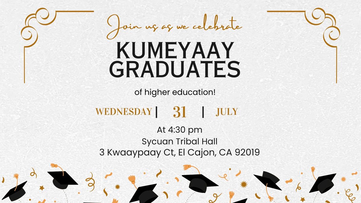 Kumeyaay Community College Graduation Celebration