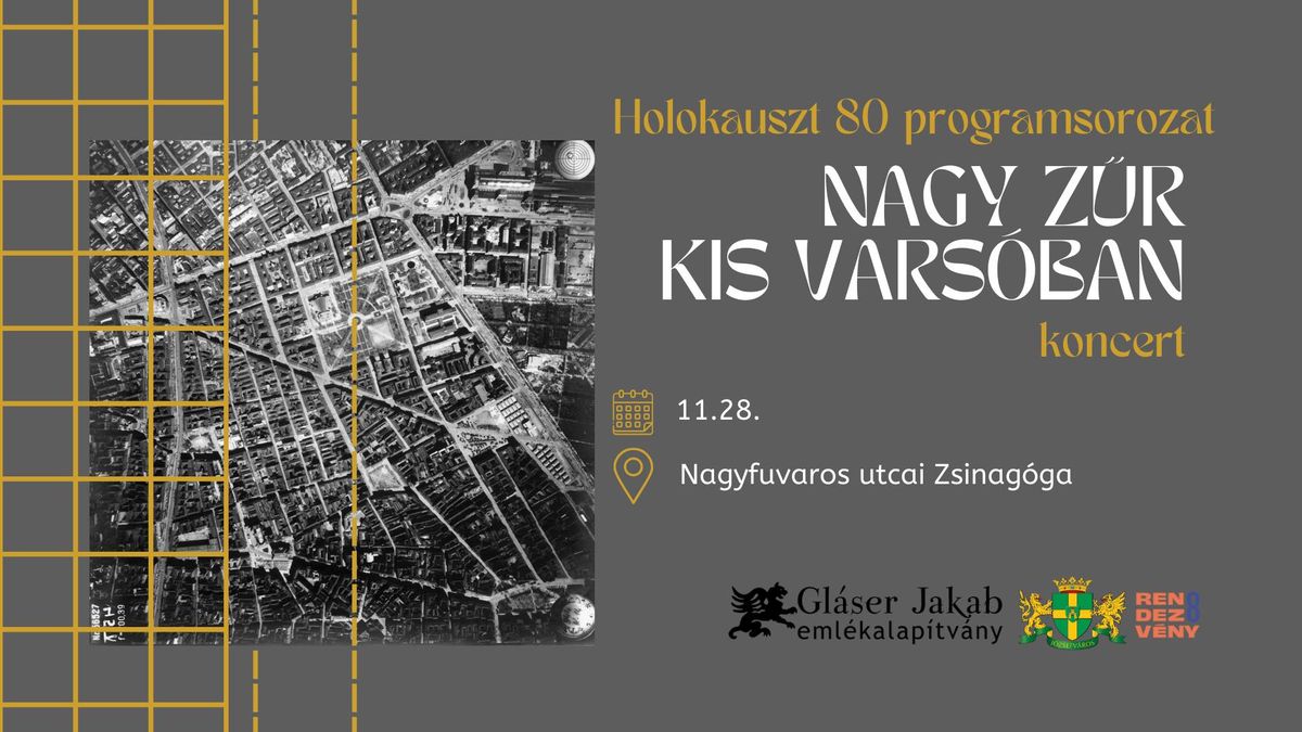 Eml\u00e9kez\u00e9s \u00e9s koncert a Nagyfuvaros utcai Zsinag\u00f3g\u00e1ban 