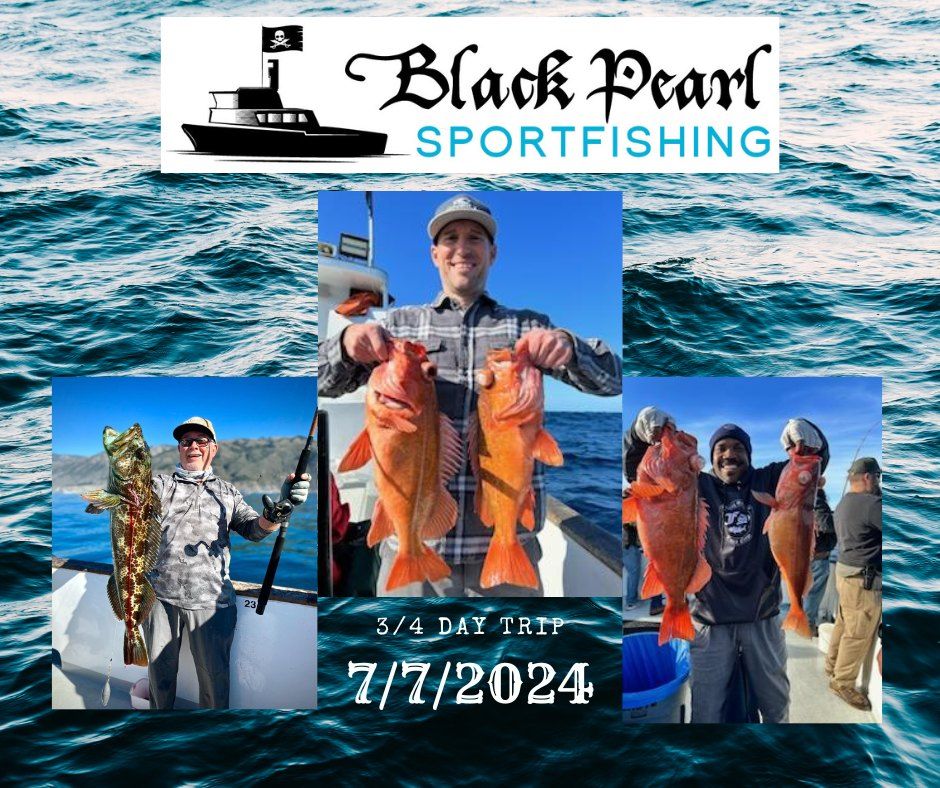  7\/7\/2024 Black Pearl 3\/4 Day Charter
