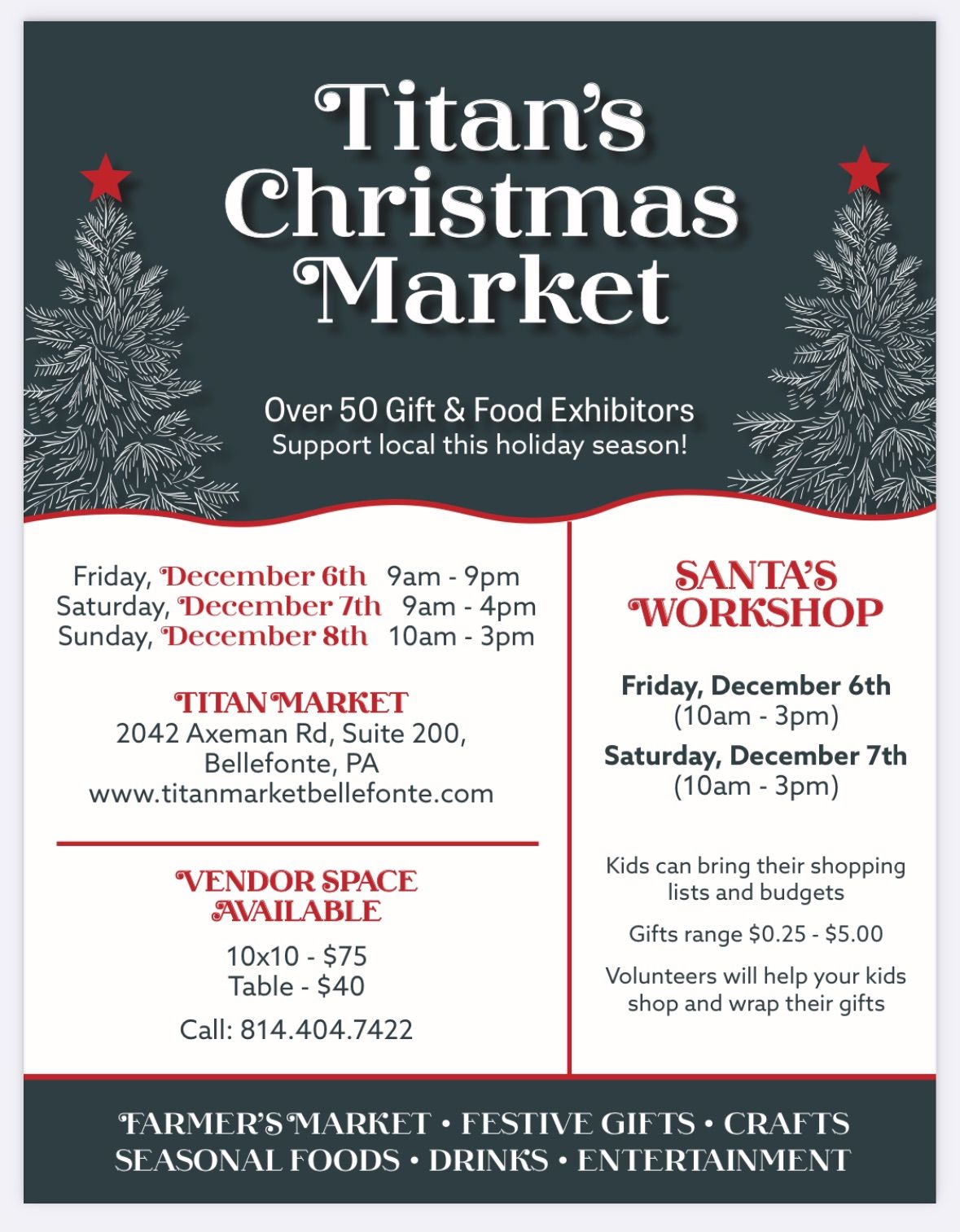 Titan\u2019s Christmas Market