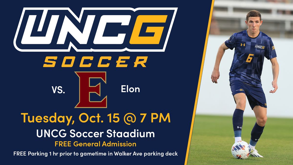 UNCG Spartans Men's Soccer Vs Elon University Phoenix 