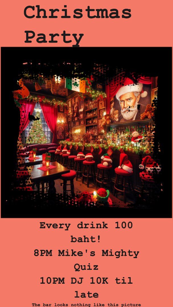 Christmas Party (all drinks 100 baht!)