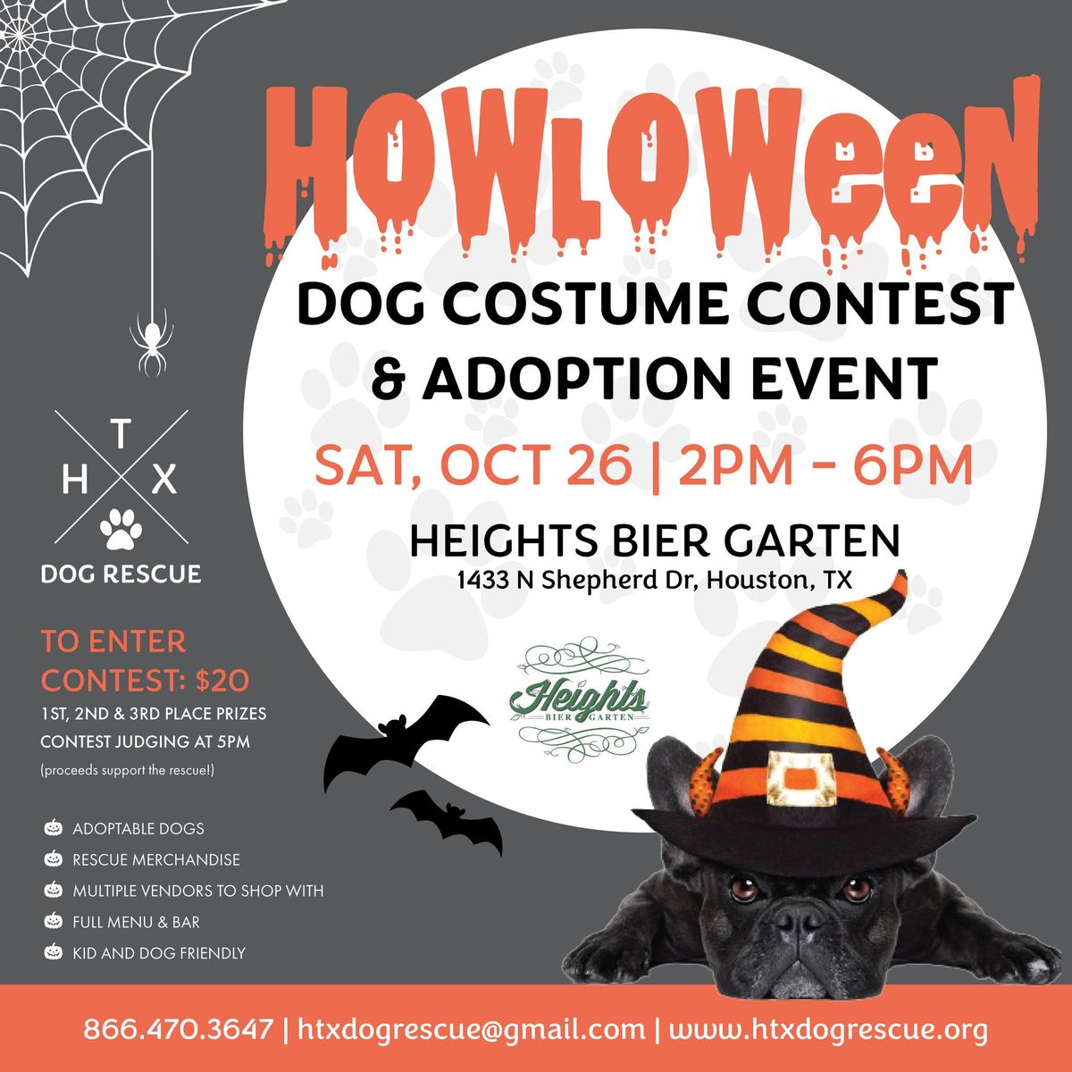 Howloween Dog Costume Contest & Adoption Event