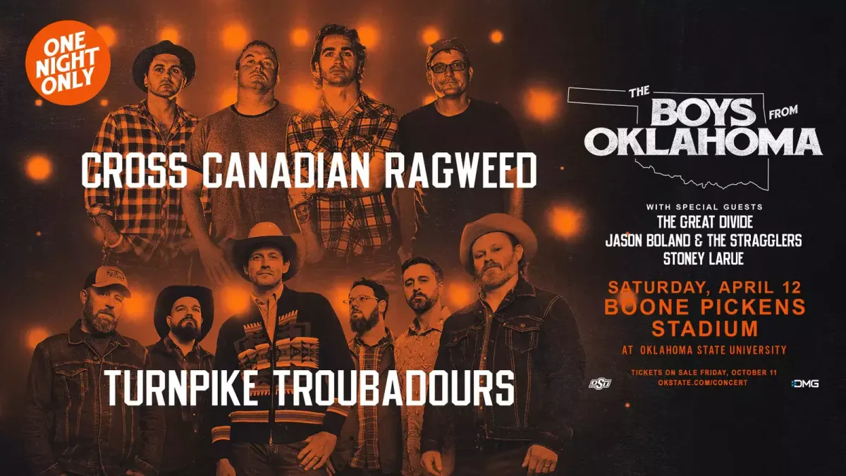 Cross Canadian Ragweed with Turnpike Troubadours, The Great Divide, Stoney LaRue and more