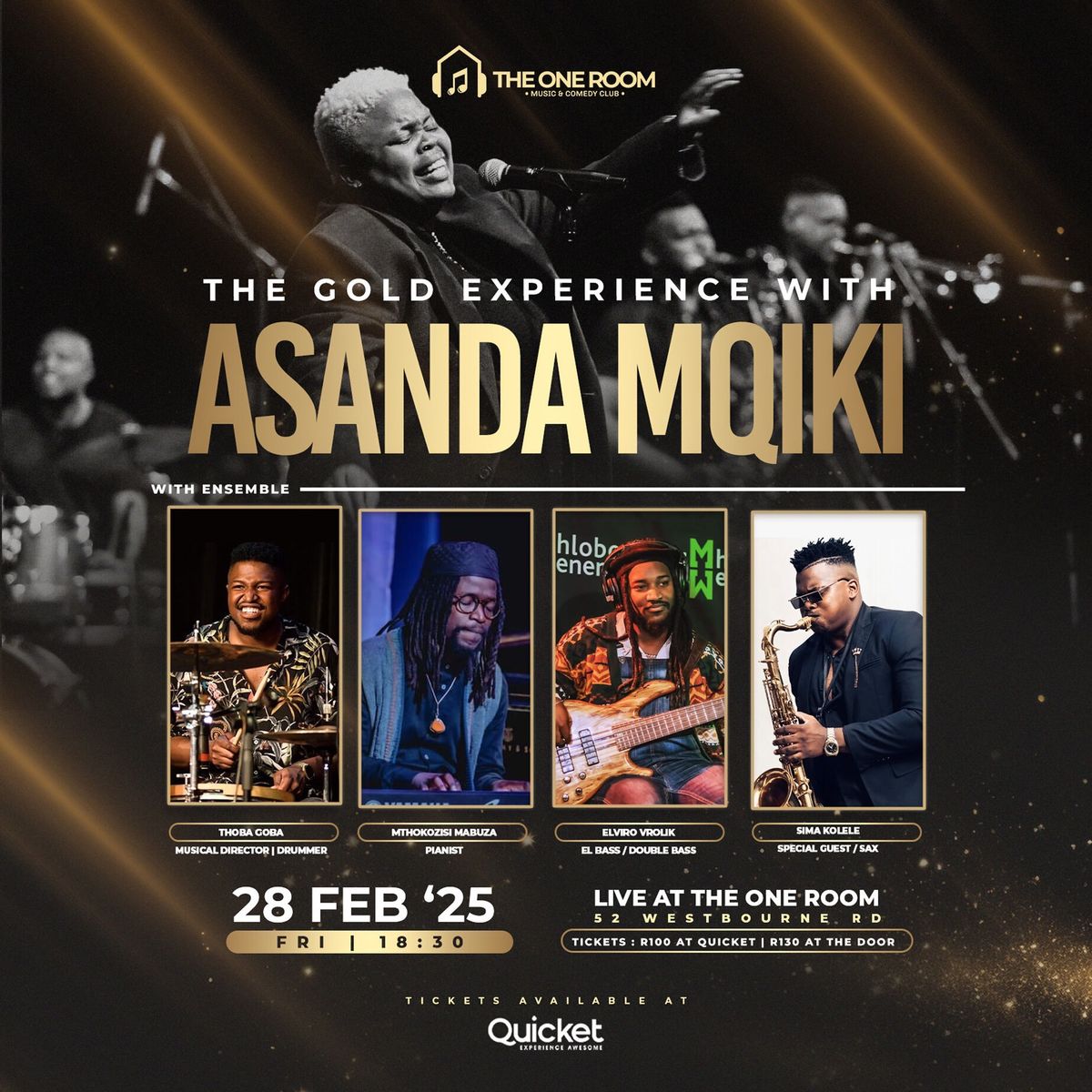 The Gold experience with Asanda Mqiki