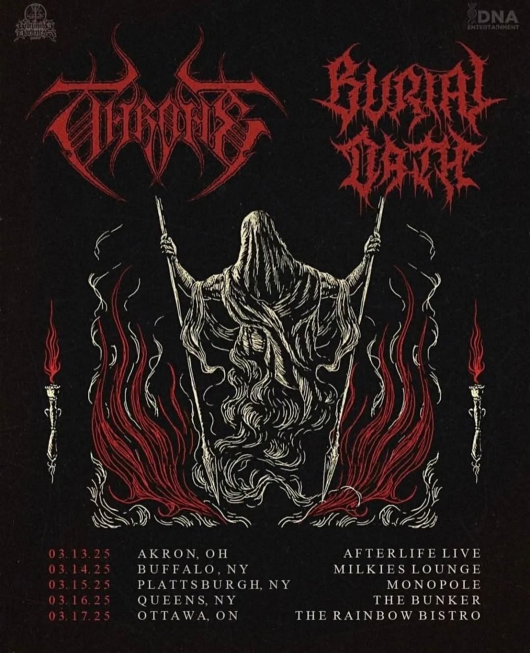 THRONE, BURIAL OATH, OREAMNOS +1TBA