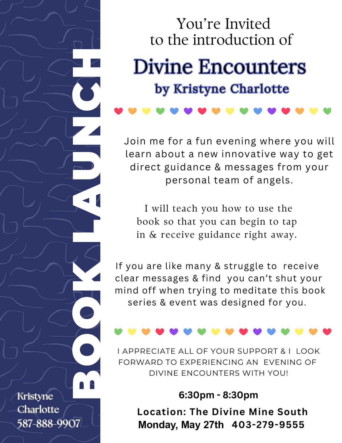 Divine Encounters Colouring Book Launch Party