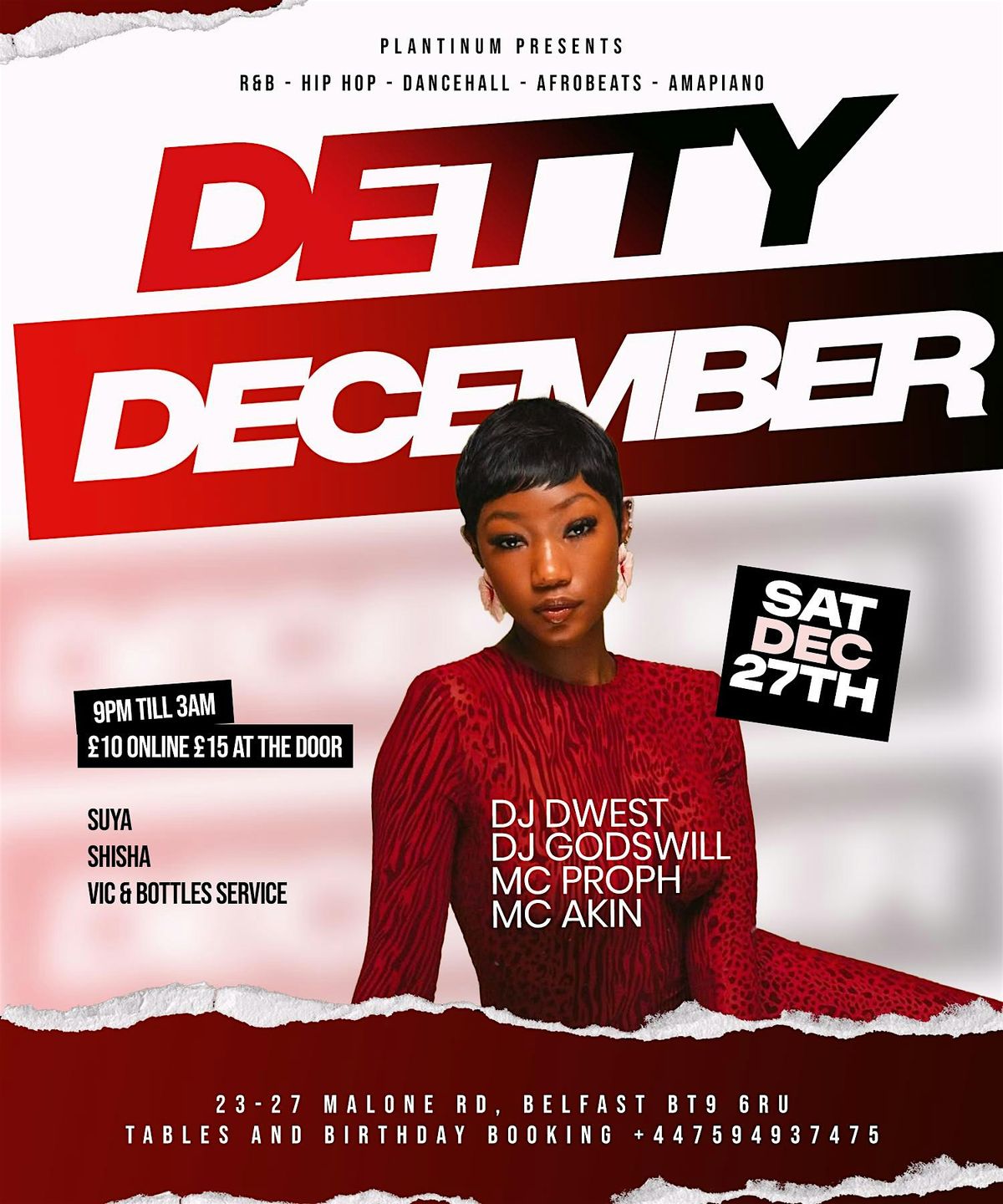 DETTY DEC PARTY  26 SAT DEC 2025