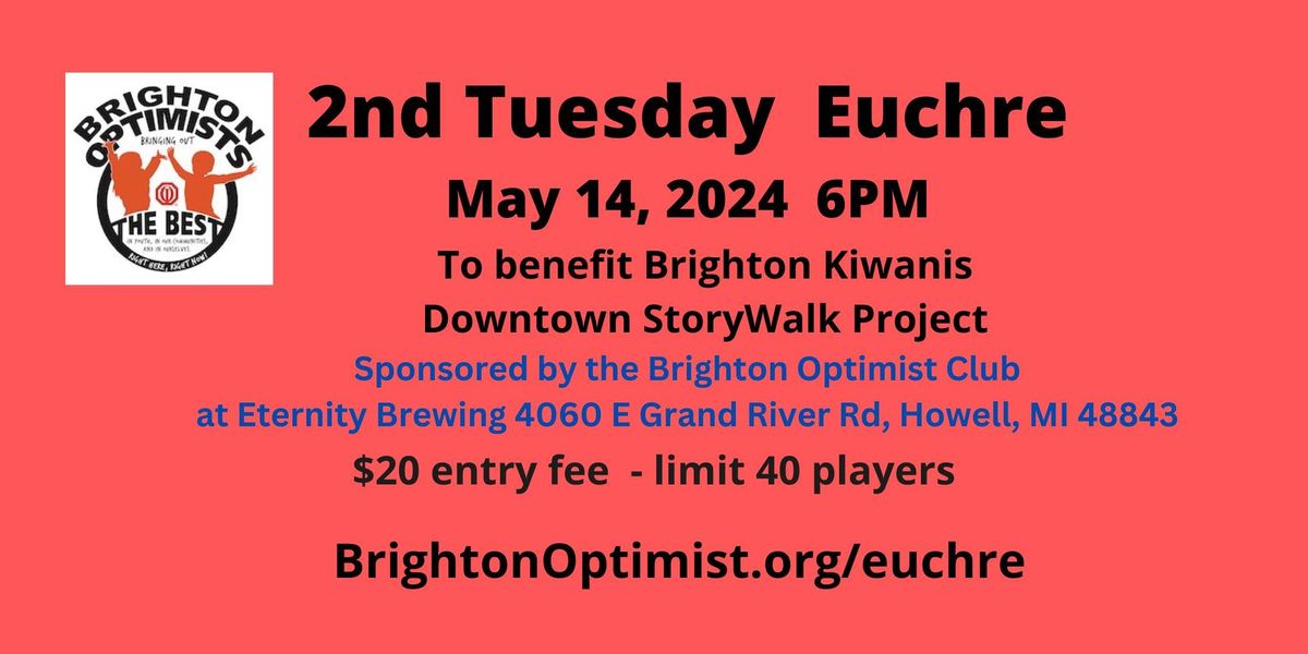 2nd Tuesday Charity Euchre