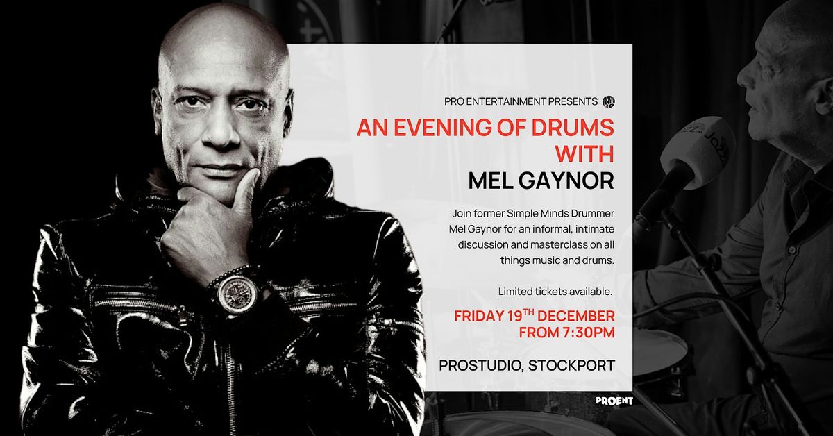 An Evening of Drums with Mel Gaynor