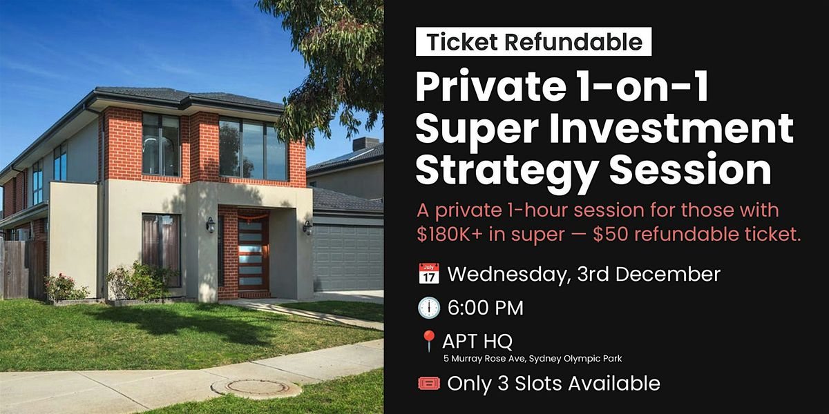 Private 1-on-1 Property Investment Strategy Session