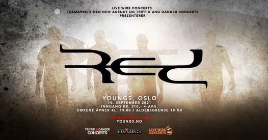 Red + support \/ Youngs, Oslo \/ Pres. av Live Wire Concerts