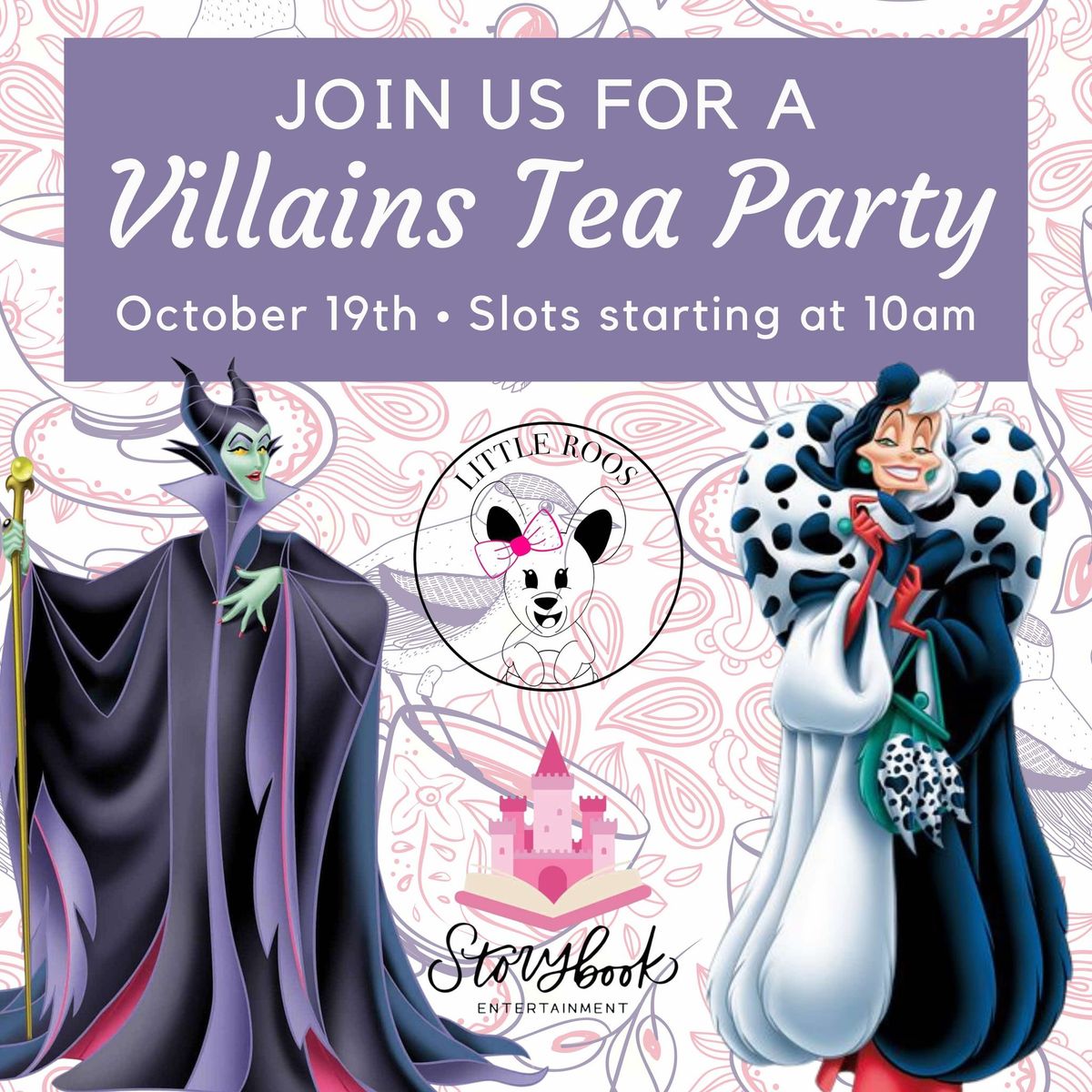 Villains Tea Party  - October 19th