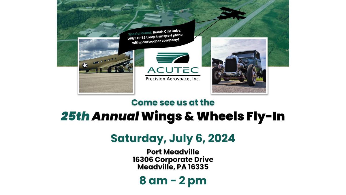 25th Annual Wings & Wheels Fly-In