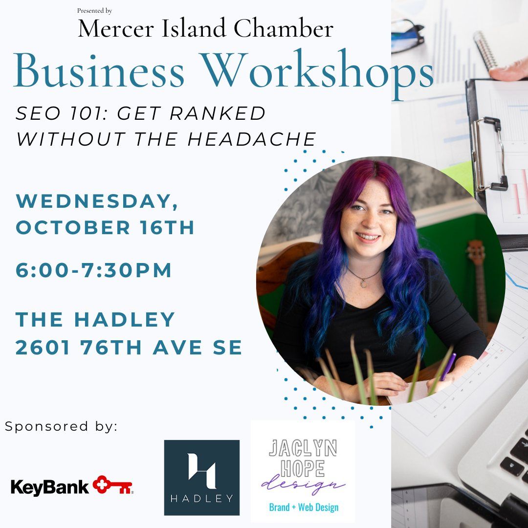 Business Workshop - SEO 101: Get Ranked without the Headache