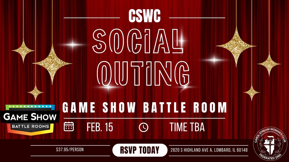 CSWC February Social Outing: Game Show Battle Rooms