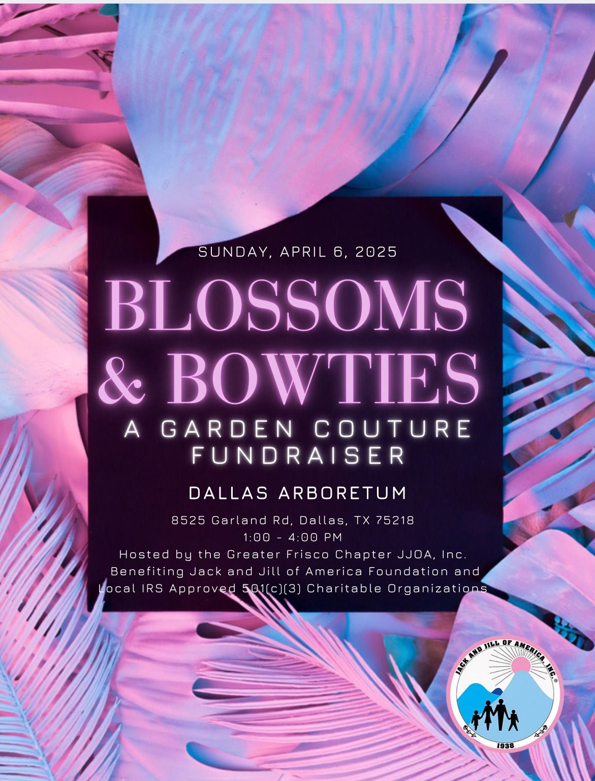 Blossoms & Bowties - A Garden Couture Fundraiser