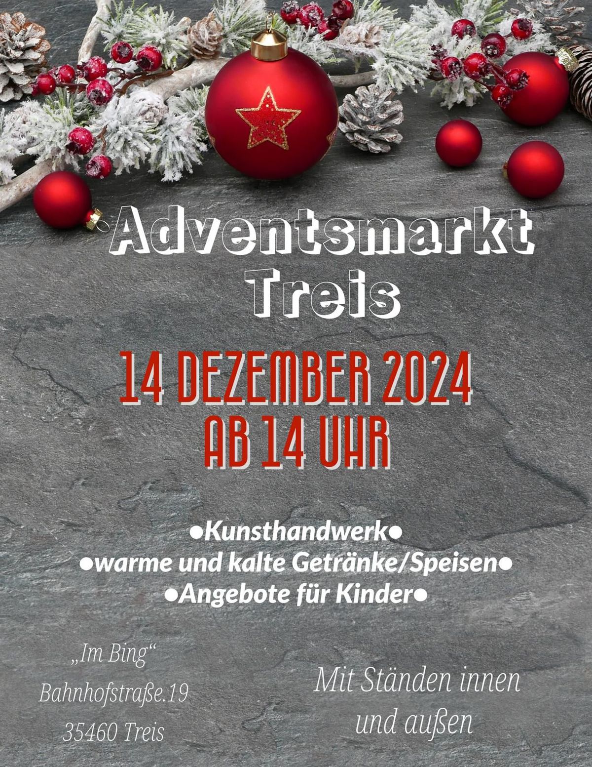 Adventsmarkt in Treis an der Lumda 