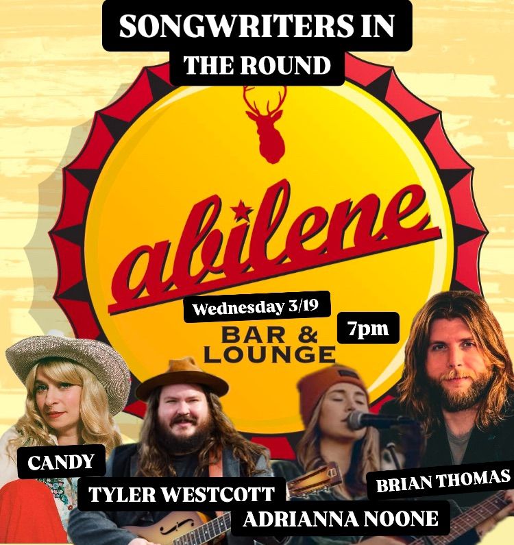 Songwriters in the round at Abilene Bar & Lounge