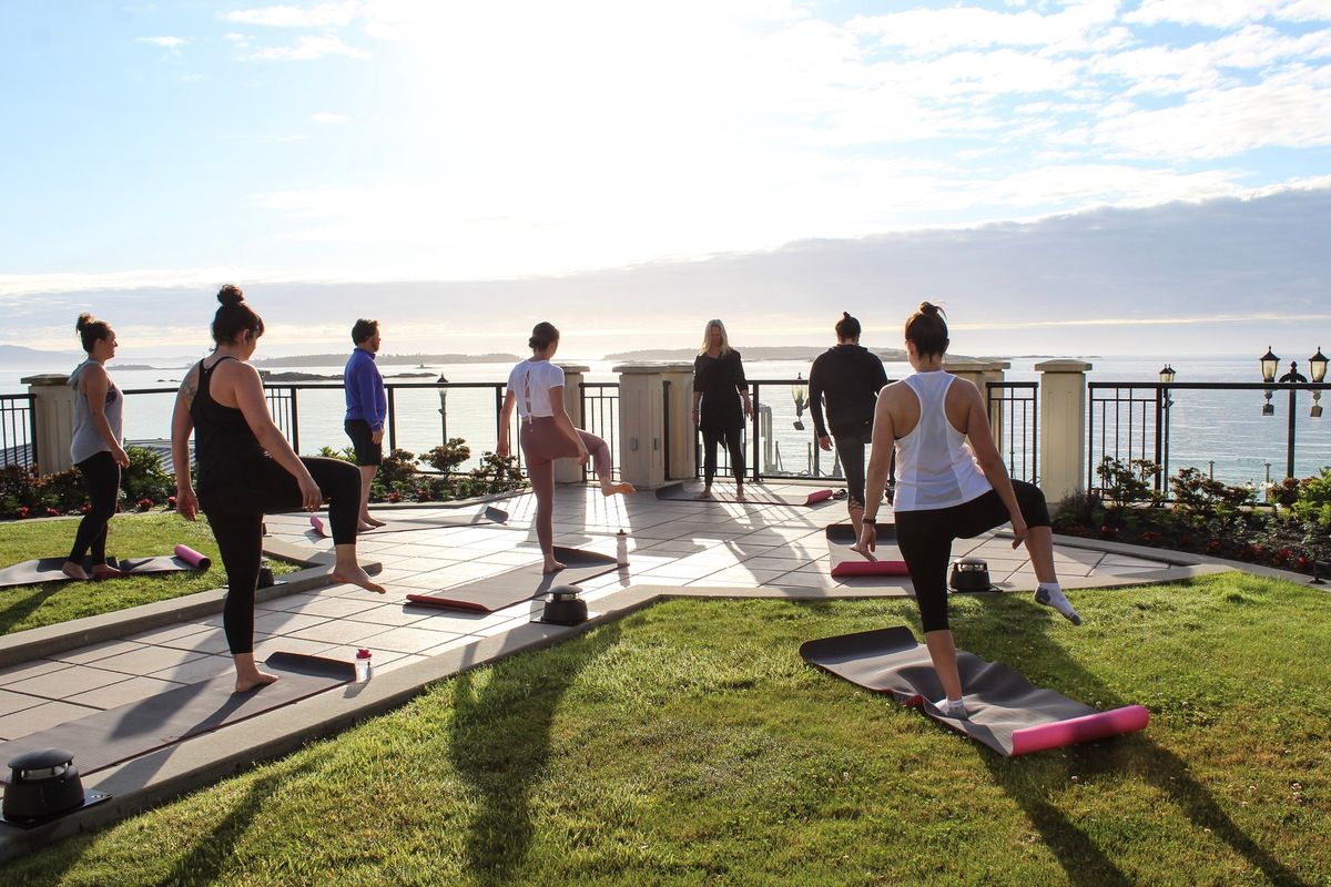 Sunrise Yoga at the Oak Bay Beach Hotel
