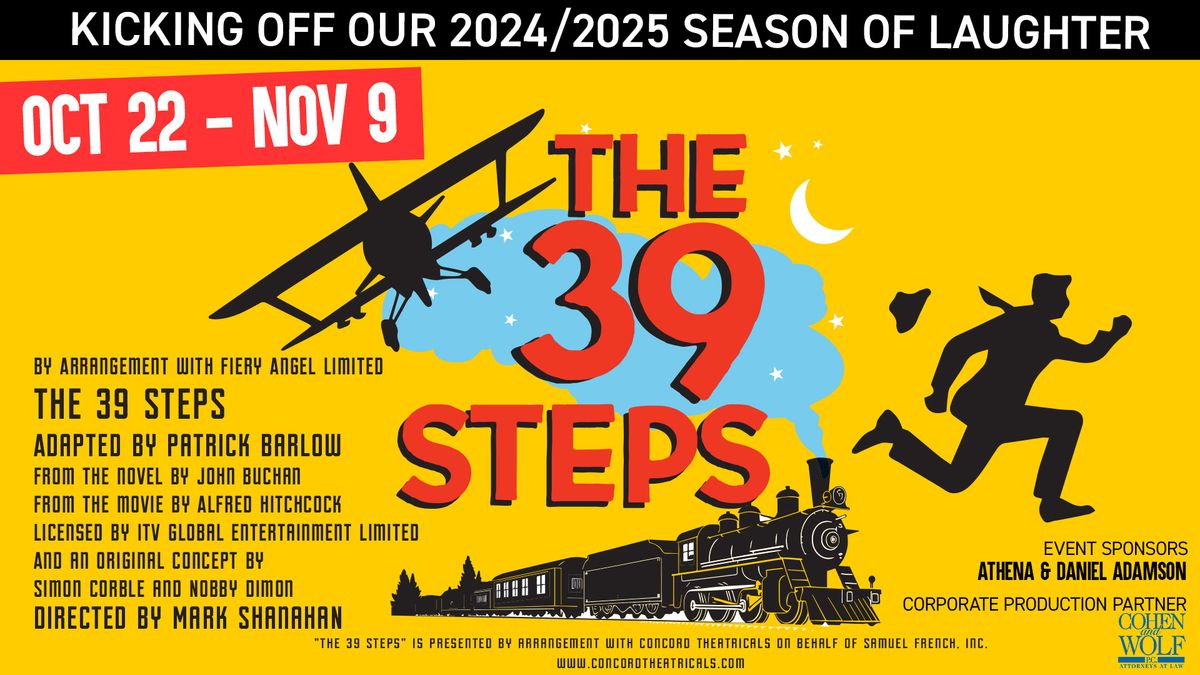 The 39 Steps ~ part of our 2024-2025 Season of Laughter