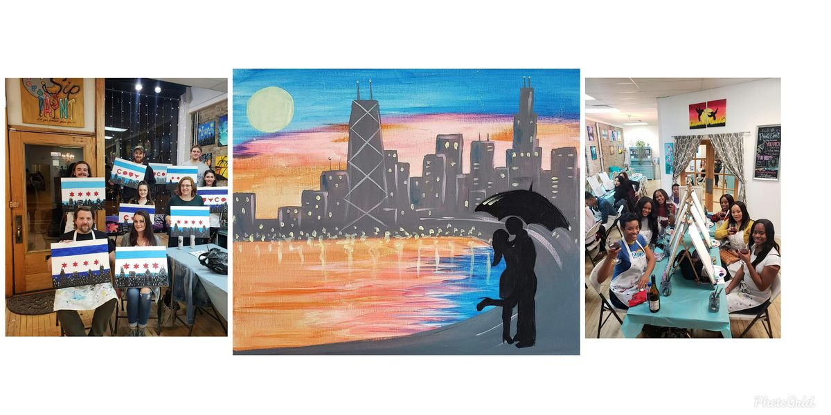 BYOB Sip & Paint Event - "Skyline Romance"