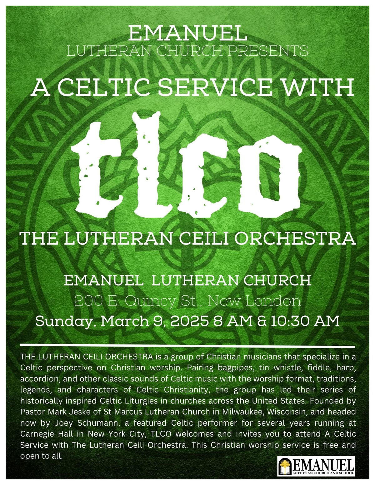 Experience the Sounds of Faith: A Special Celtic Worship Service