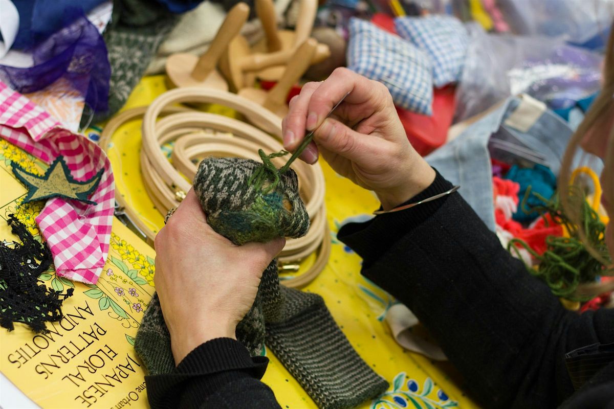 Grandma's Hands: Introduction to hand sewing repairs (Woolens)