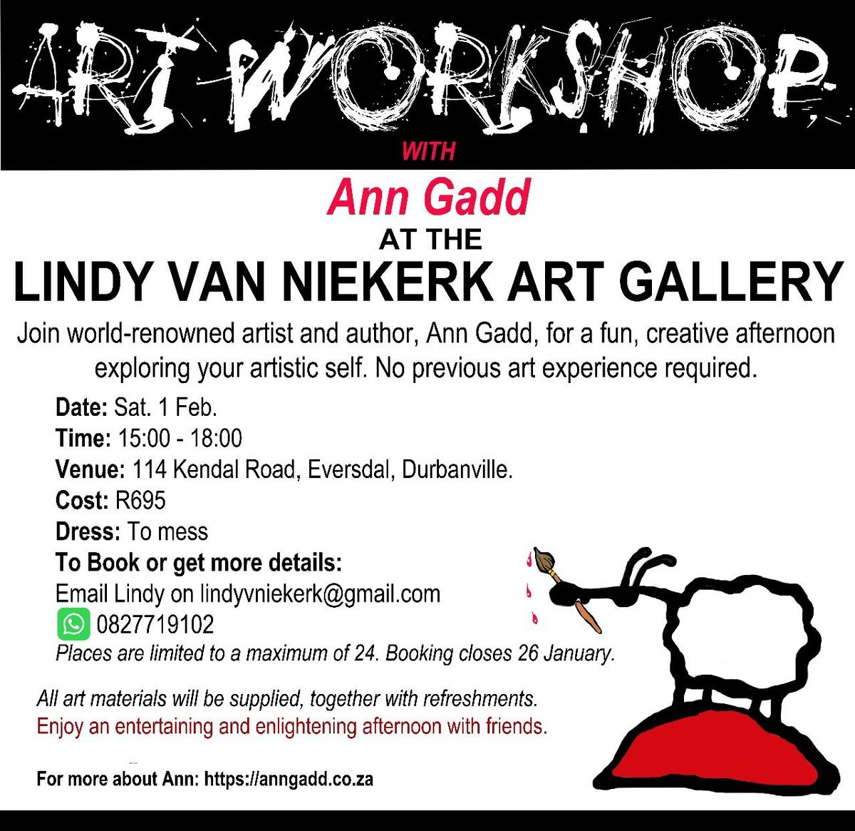 Fun & Exciting Workshop with ANN GADD