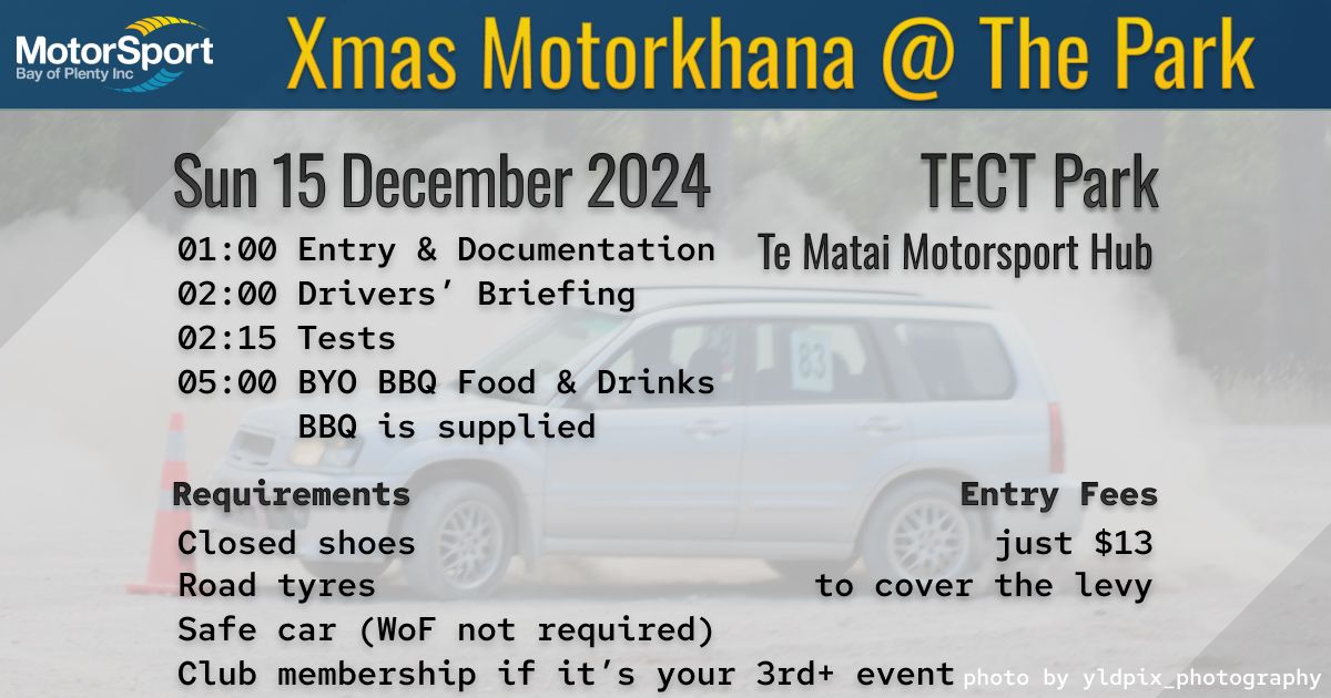 Xmas Motorkhana @ the Park