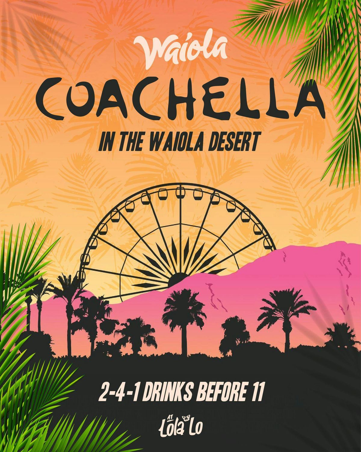 Waiola : COACHELLA\ud83c\udf8a