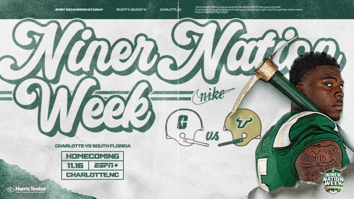 Parking Charlotte 49ers at South Florida Bulls Mens Soccer
