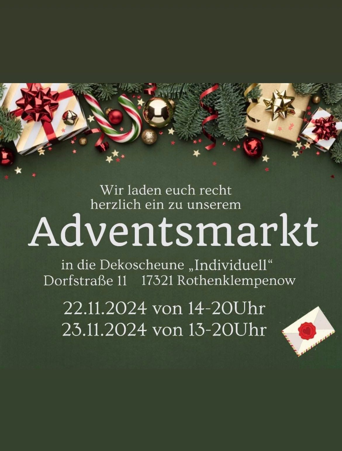 Adventsmarkt Dekoscheune Individuell 