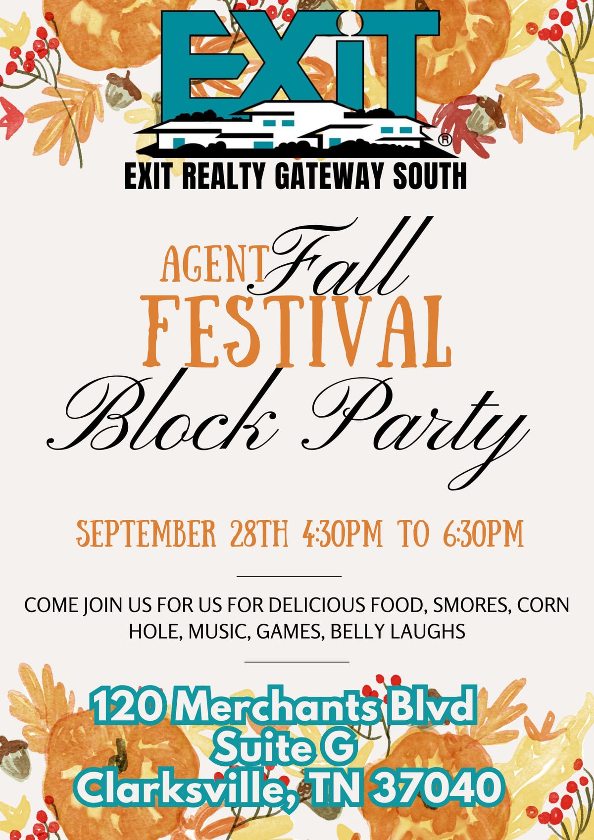 Agent Fall Festival Block Party