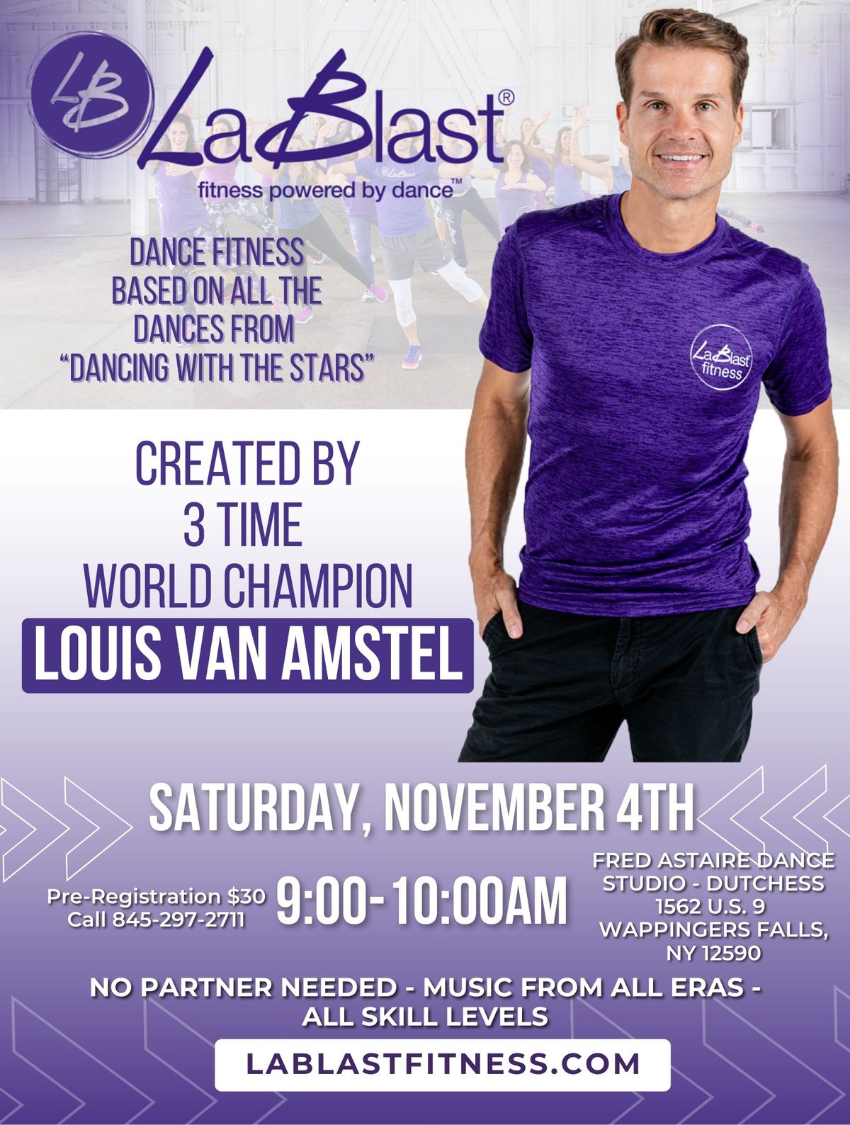 Master LaBlast Dance Fitness Class with Louis van Amstel