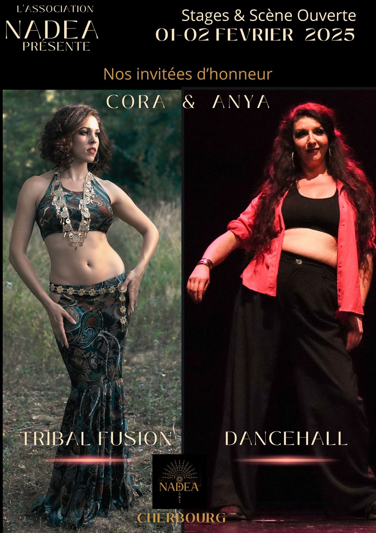 Glow on - Stages de danses Tribal Fusion et Dancehall 