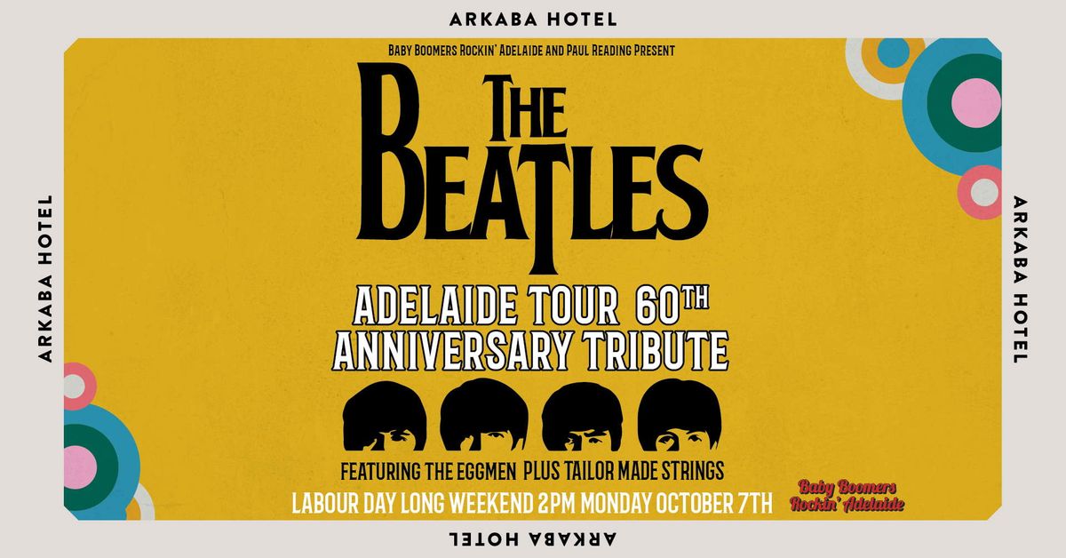 Beatles Adelaide Tour 60th Anniversary Tribute