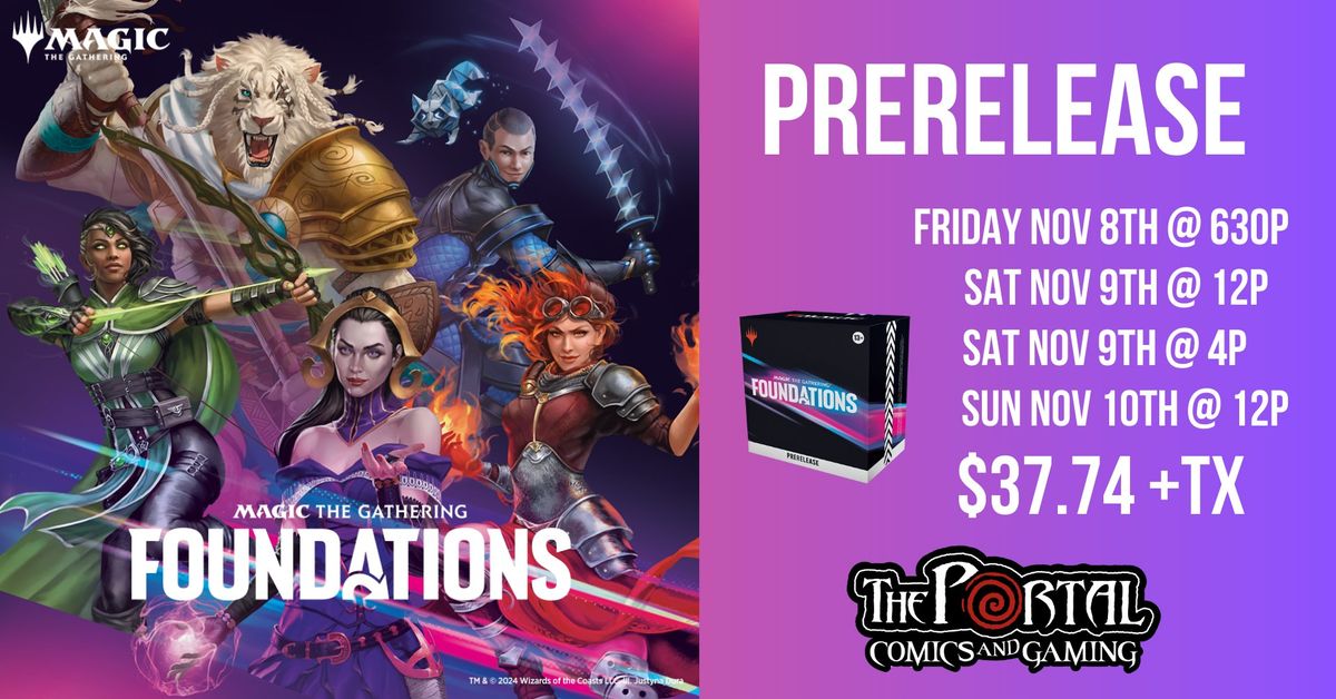 MTG: Foundations Prerelease Event