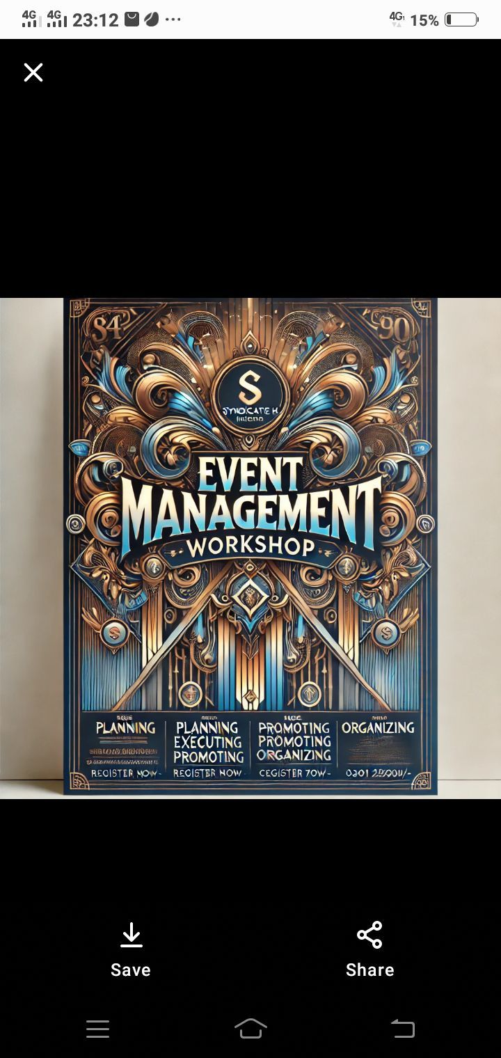 Workshop on Event Management Skills