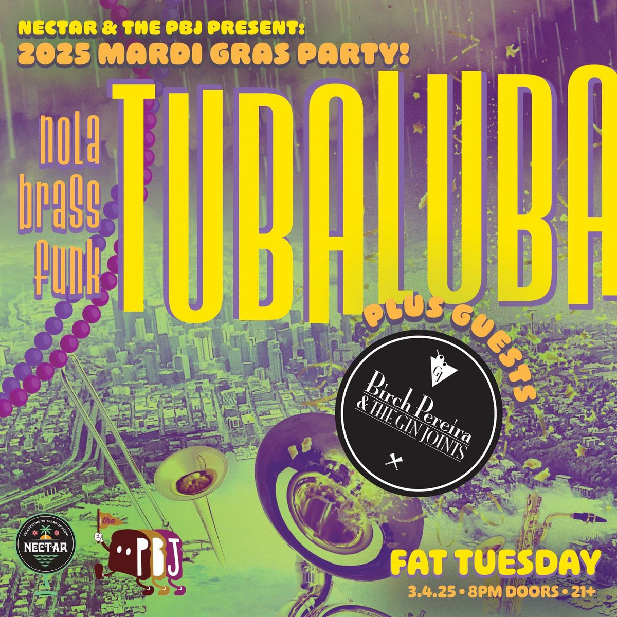 TUBALUBA w\/ Birch Pereira & The Gin Joints