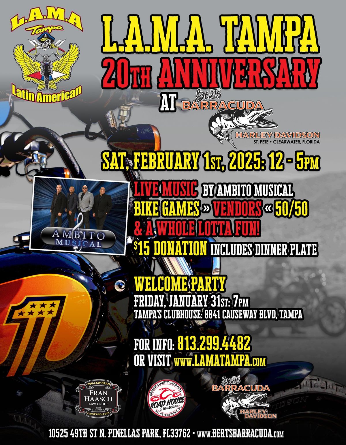 L.A.M.A. TAMPA 20th Anniversary 