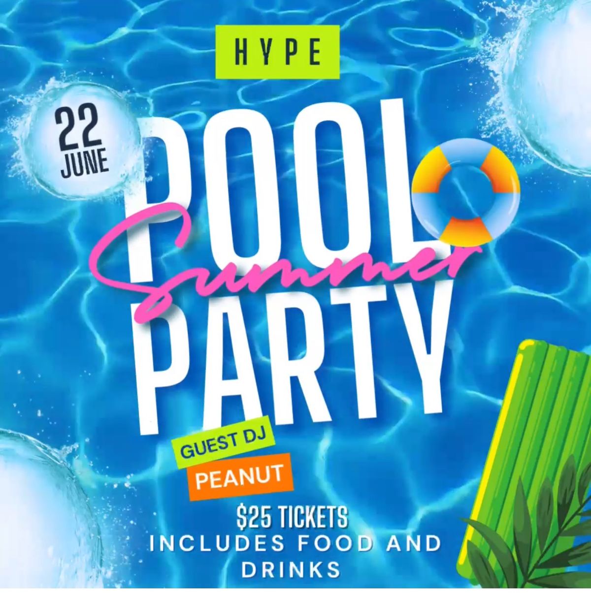 Hype pool party