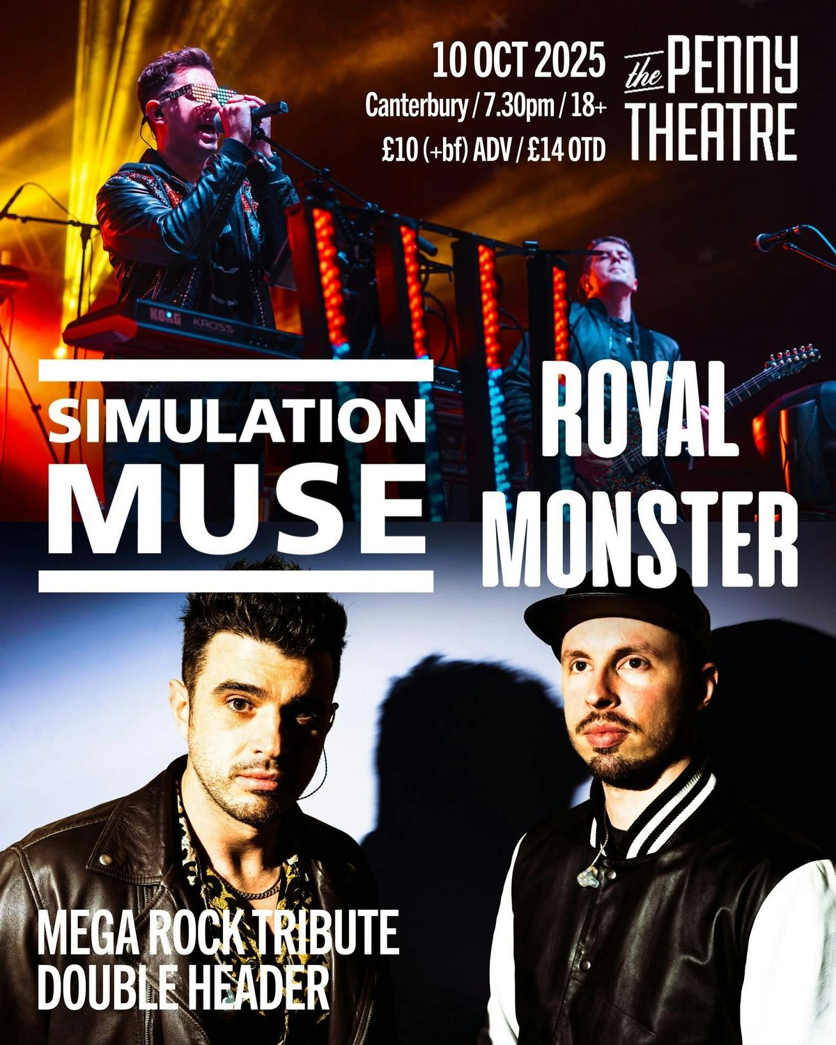 Simulation Muse - The Muse Tribute + Royal Monster - Royal Blood Tribute Live at The Penny Theatre
