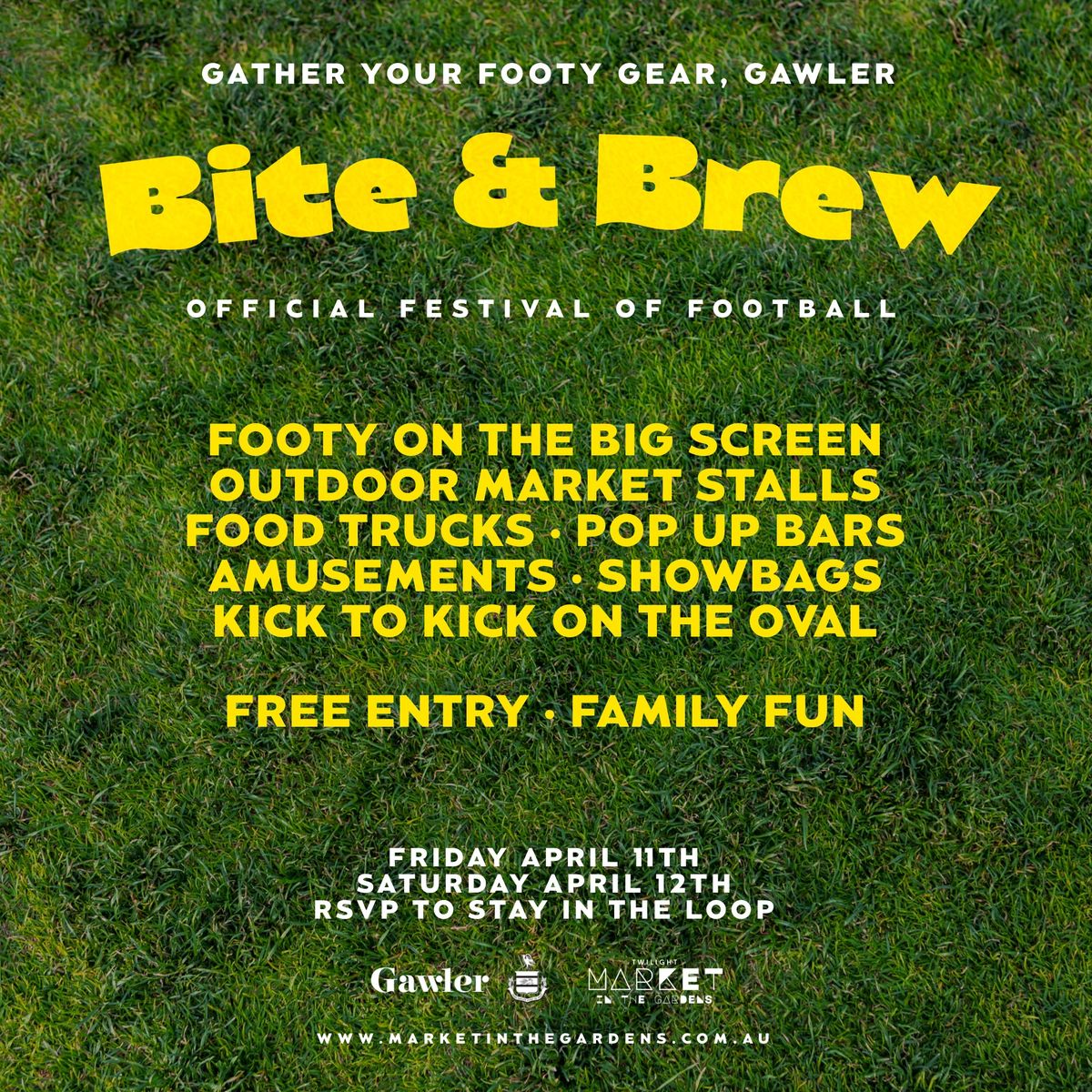 Bite & Brew - Gawler Festival of Footy