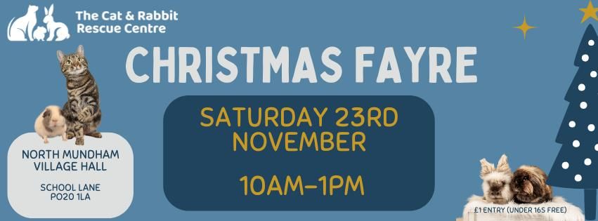 The Cat & Rabbit Rescue Centre Christmas Fayre