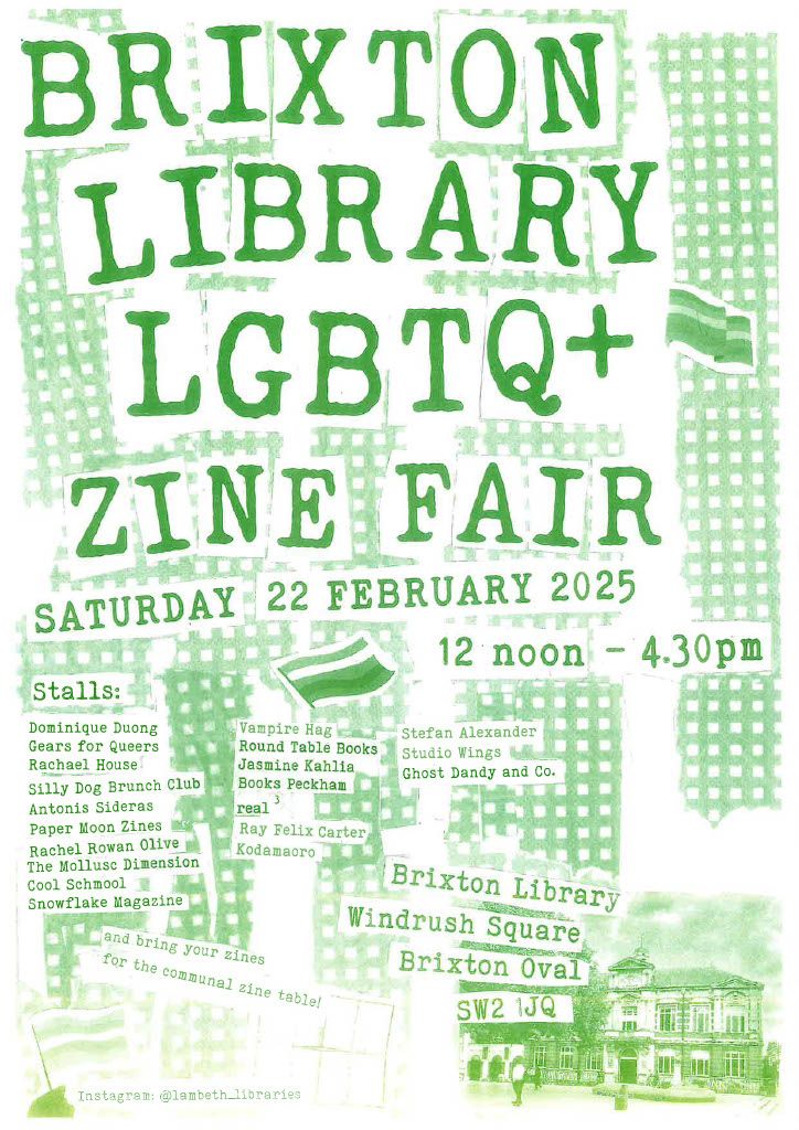 Brixton Library LGBTQ+ zine fair