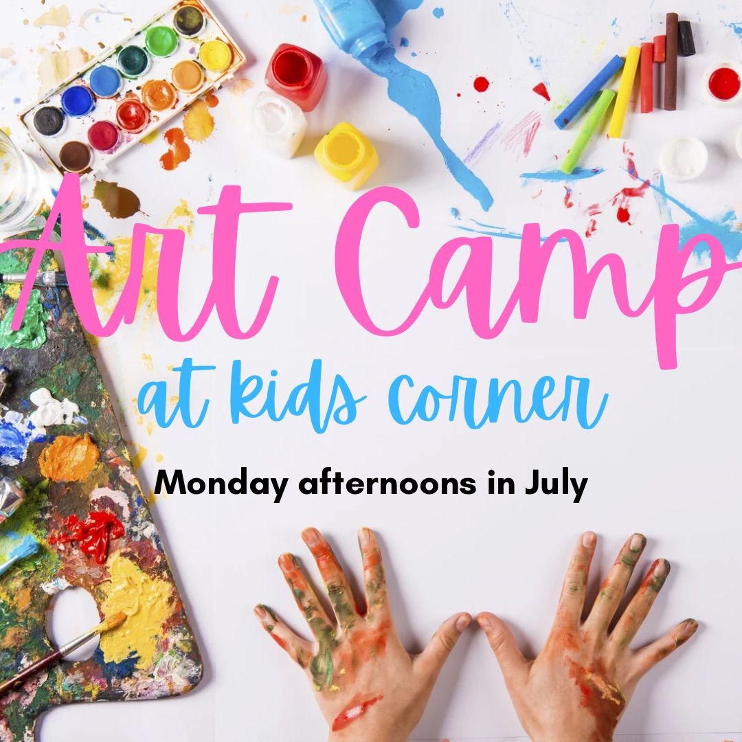 Art Camp for ages 3+